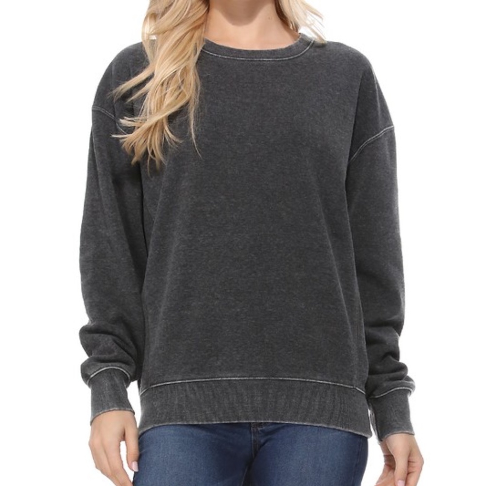 COPY - NWT Super Soft Charcoal Gray Sweatshirt